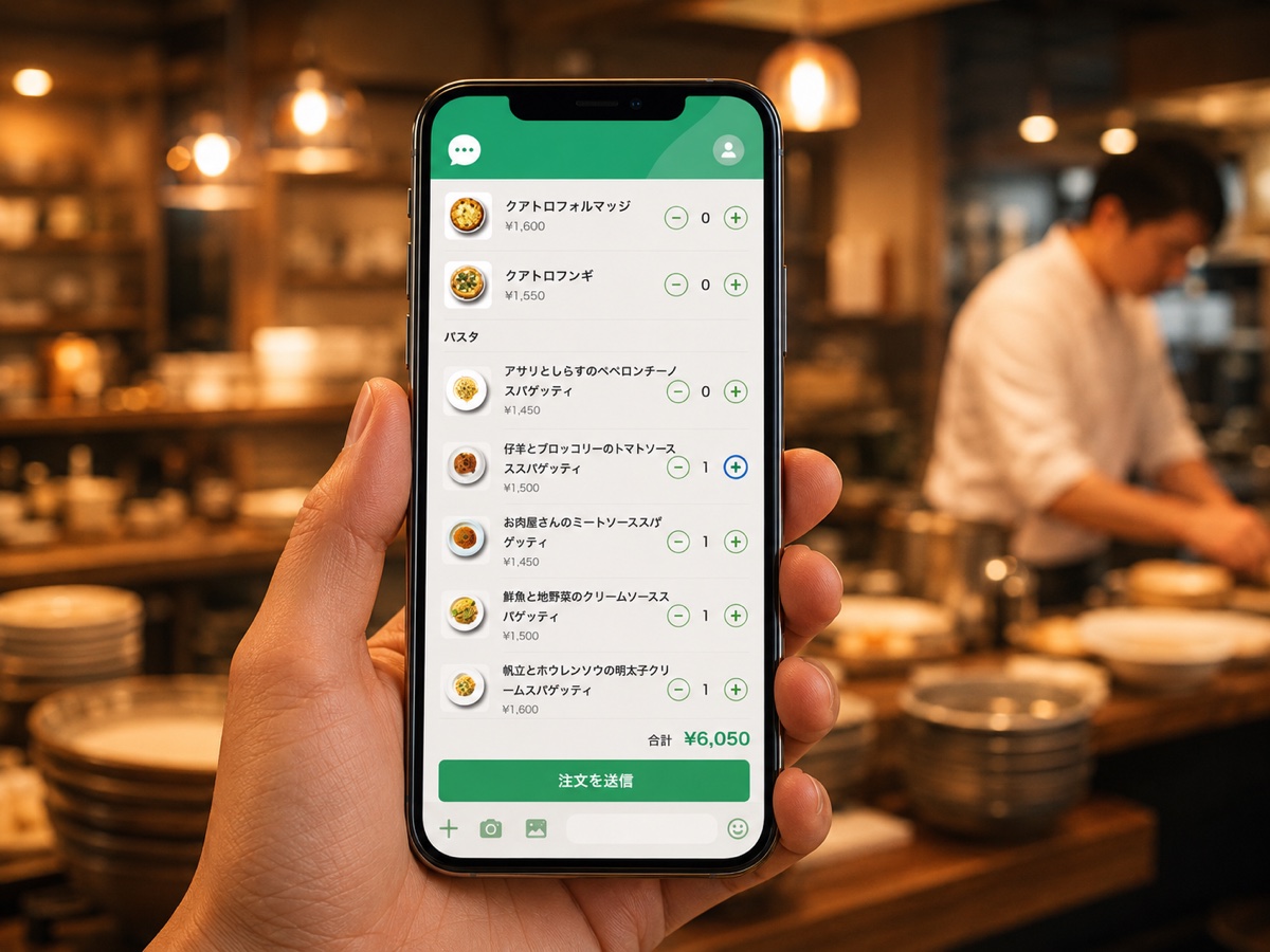予約・テイクアウトを自動受付するLINE AIbot