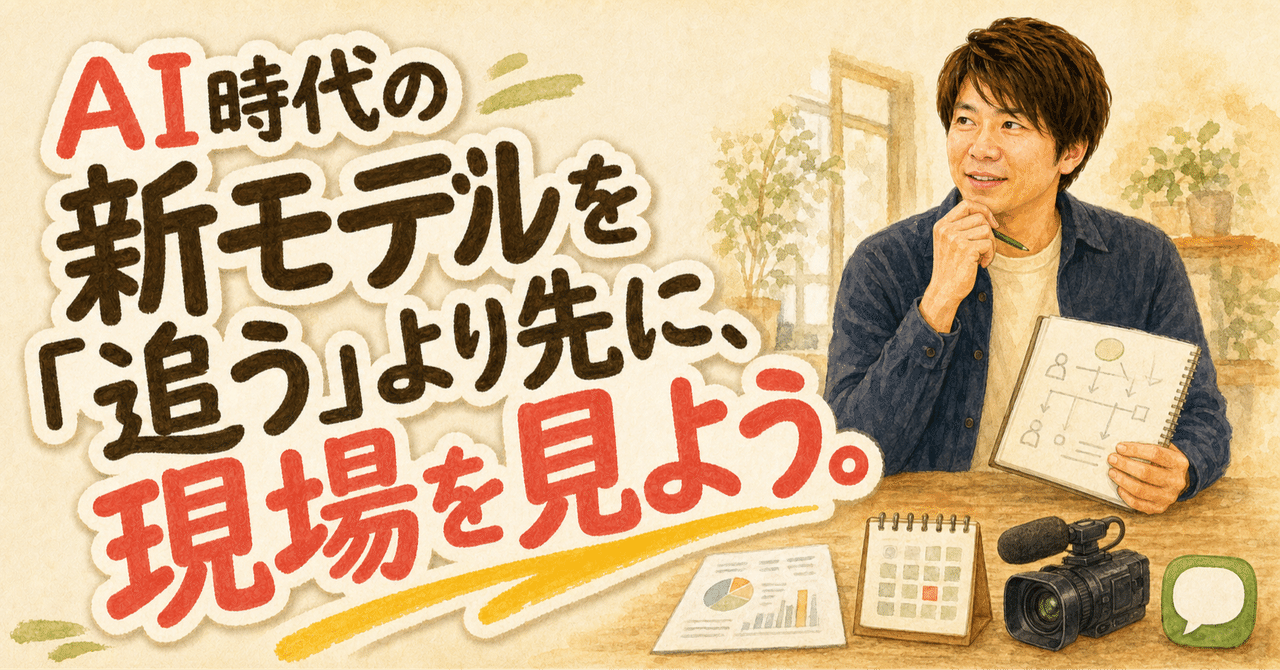 AI導入は新モデルを追う前に現場を見よう